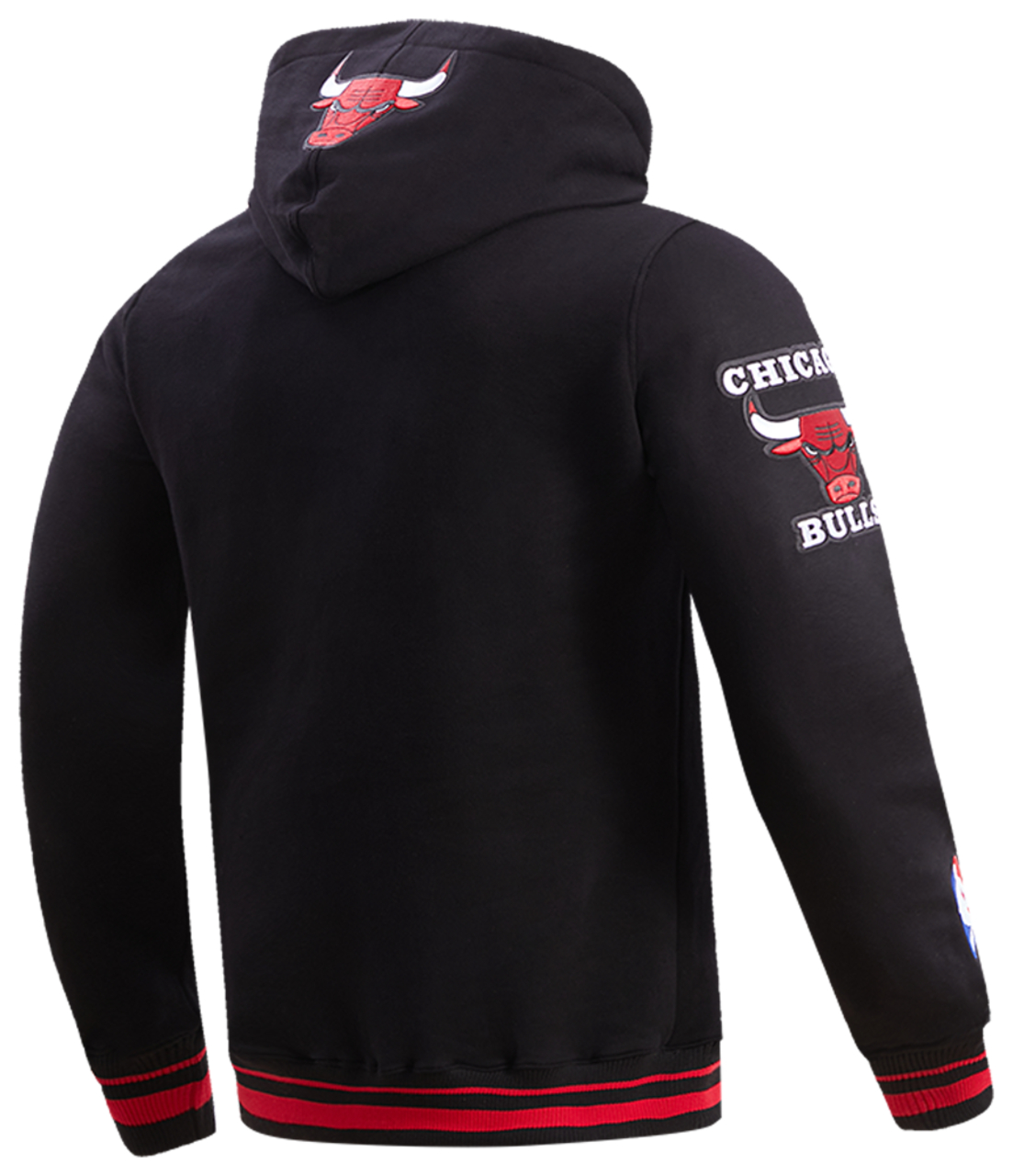 Pro Standard BULLS RETRO CLASSIC FLC PO HOODIE Image 4 of 8. Tap to open photo gallery.