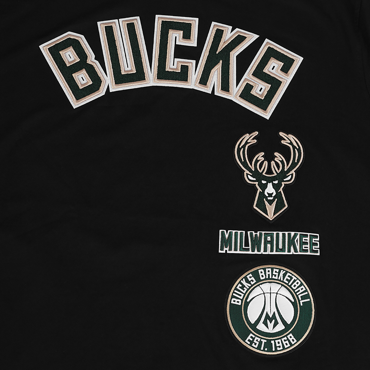 Pro Standard BUCKS RETRO CLASSIC SJ STRIPED TEE Image 5 of 5. Tap to open photo gallery.