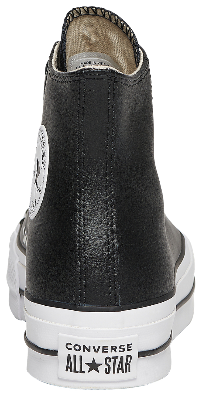Converse All Star Platform Hi Leather Image 4 of 6. Tap to open photo gallery.