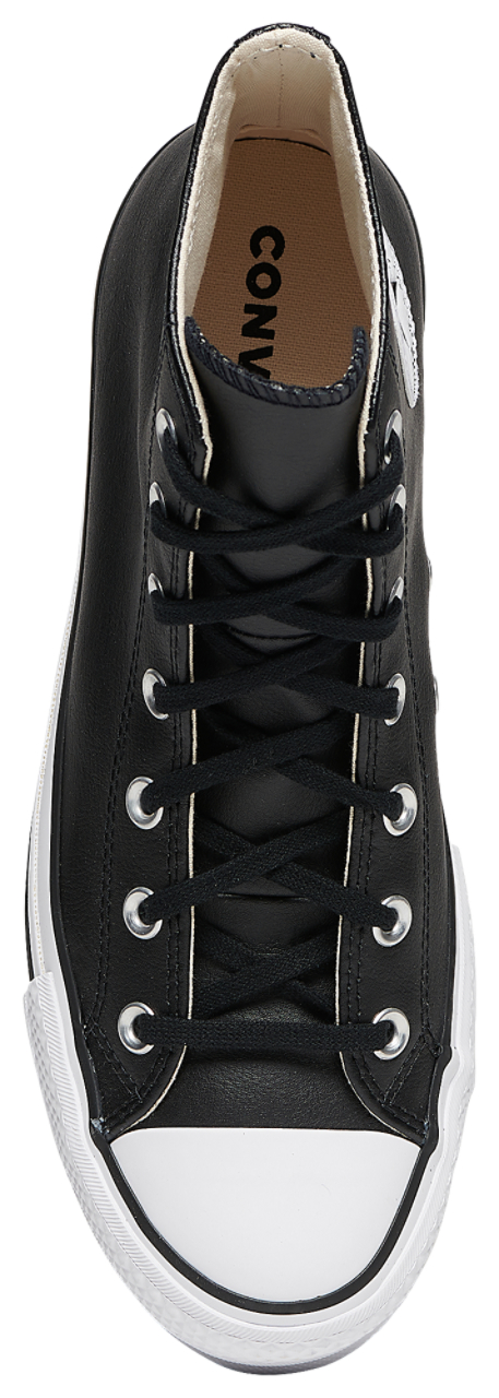 Converse All Star Platform Hi Leather Image 5 of 6. Tap to open photo gallery.