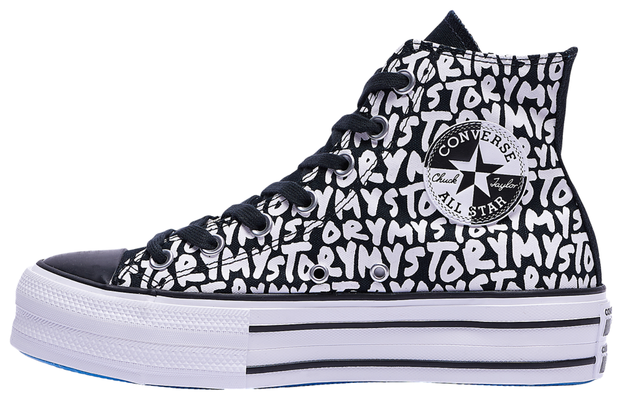 Converse My Story Platform High Top Image 2 of 5. Tap to open photo gallery.