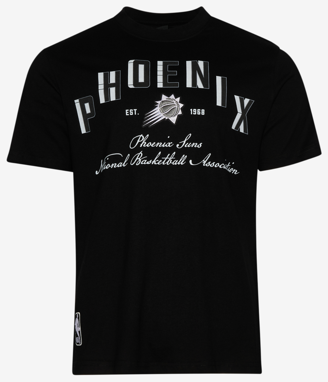 Pro Standard Phoenix Suns Black Cat S/S Flex T-Shirt Image 1 of 5. Tap to open photo gallery.