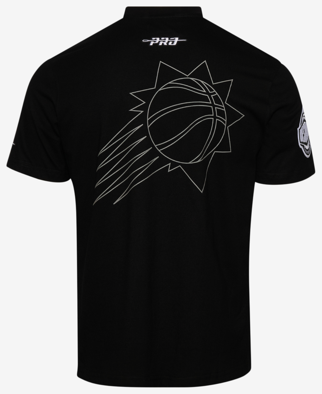 Pro Standard Phoenix Suns Black Cat S/S Flex T-Shirt Image 2 of 5. Tap to open photo gallery.