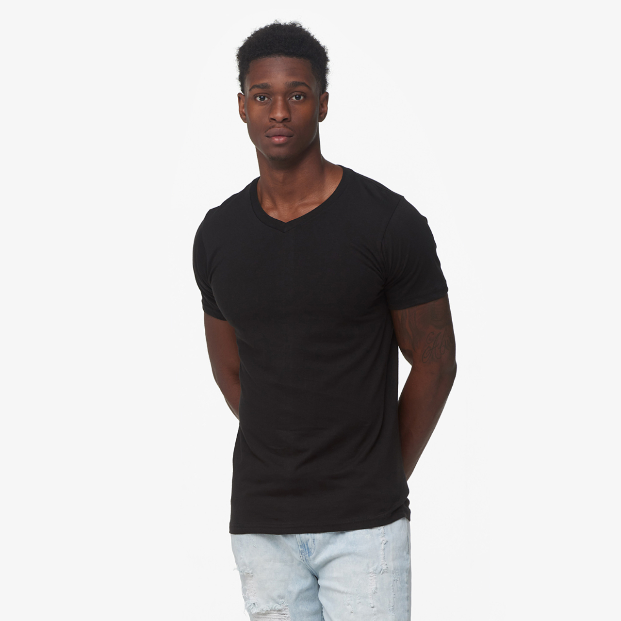 CSG V-Neck T-Shirt  Image 3 of 5. Tap to open photo gallery.