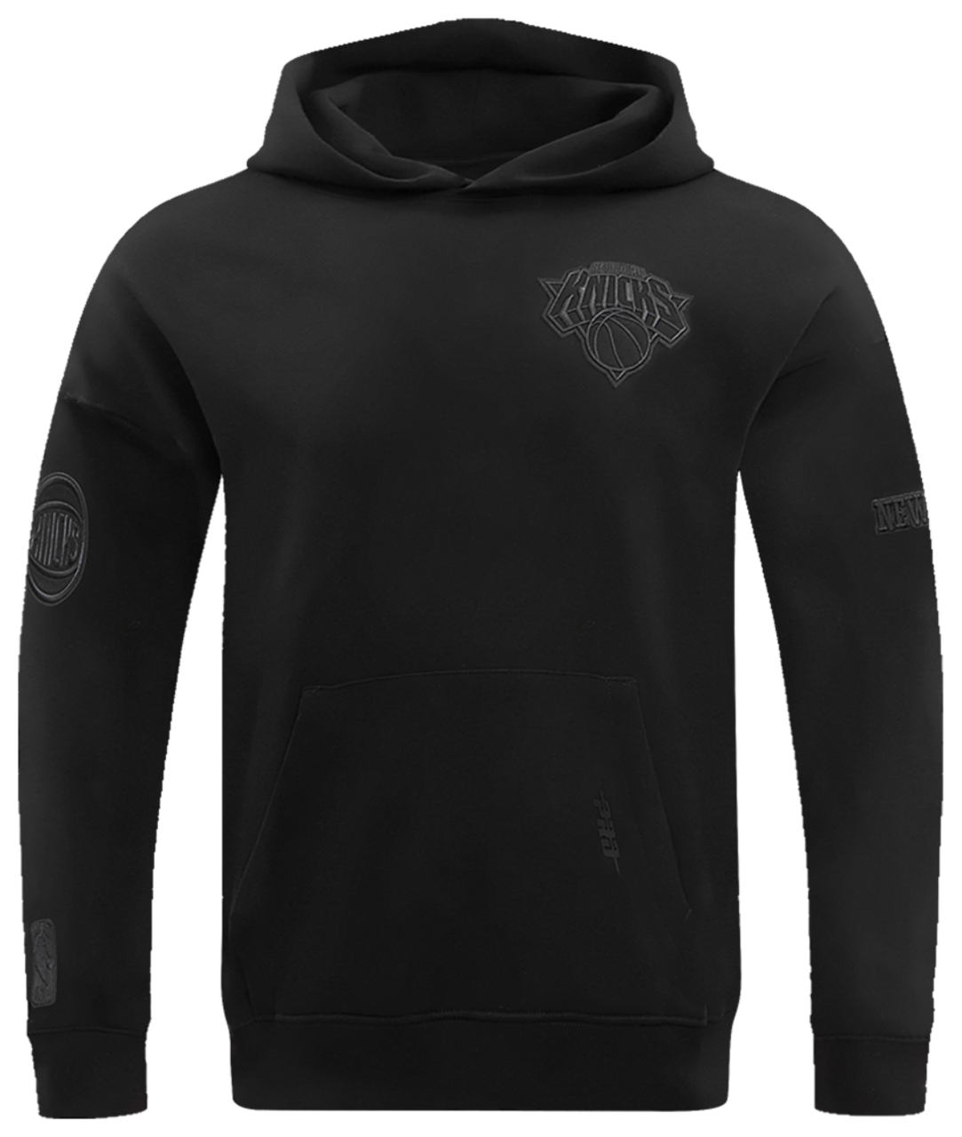 Pro Standard Knicks Neutral Drop Shoulder Pullover Hoodie Image 1 of 7. Tap to open photo gallery.