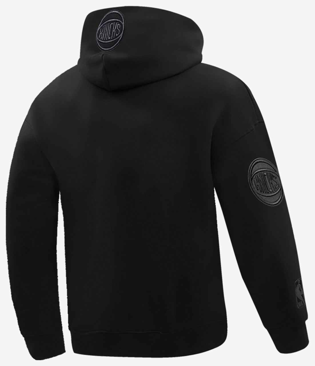 Pro Standard KNICKS NEUTRAL DROP SHOULDER FLC PO HOODIE Image 4 of 7. Tap to open photo gallery.