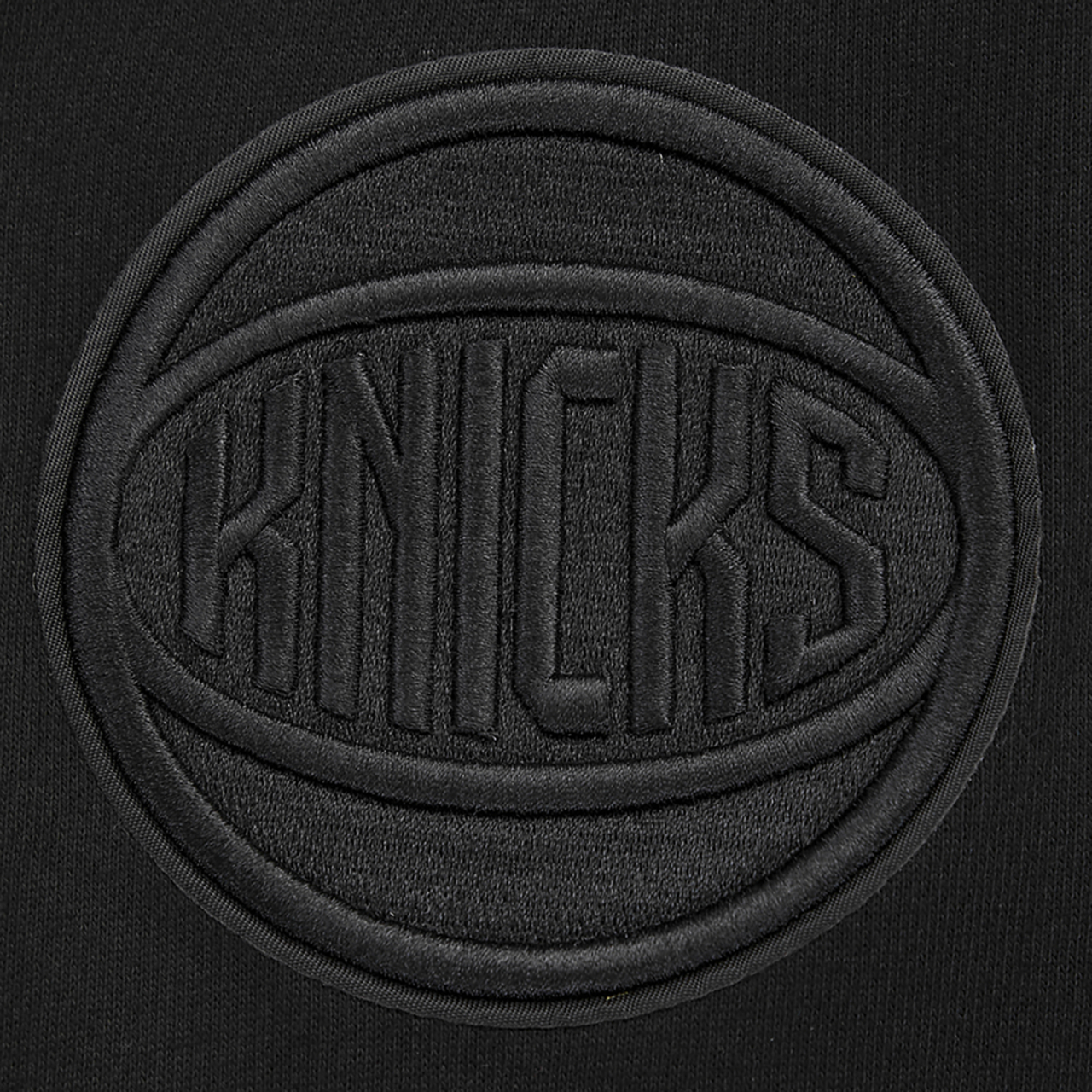 Pro Standard Knicks Neutral Drop Shoulder Pullover Hoodie Image 6 of 7. Tap to open photo gallery.