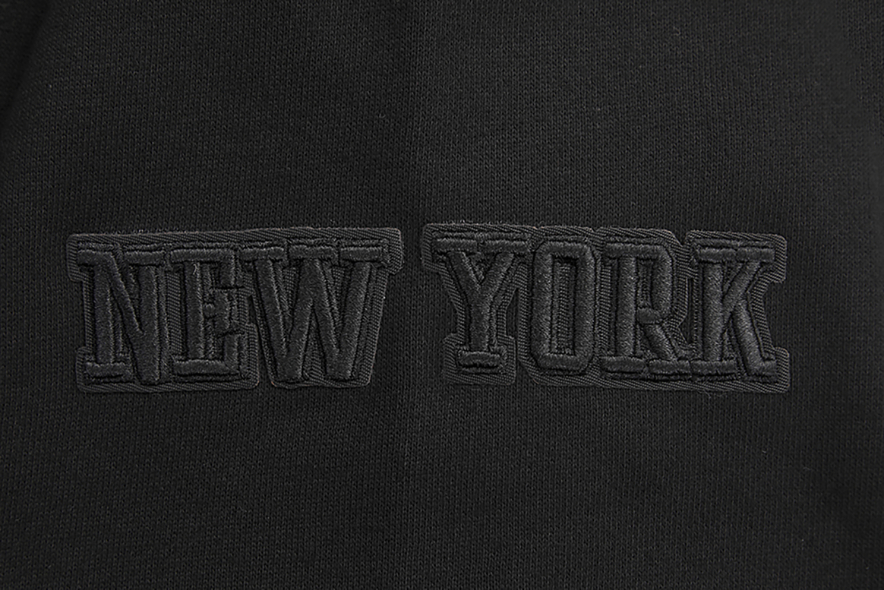 Pro Standard Knicks Neutral Drop Shoulder Pullover Hoodie Image 7 of 7. Tap to open photo gallery.