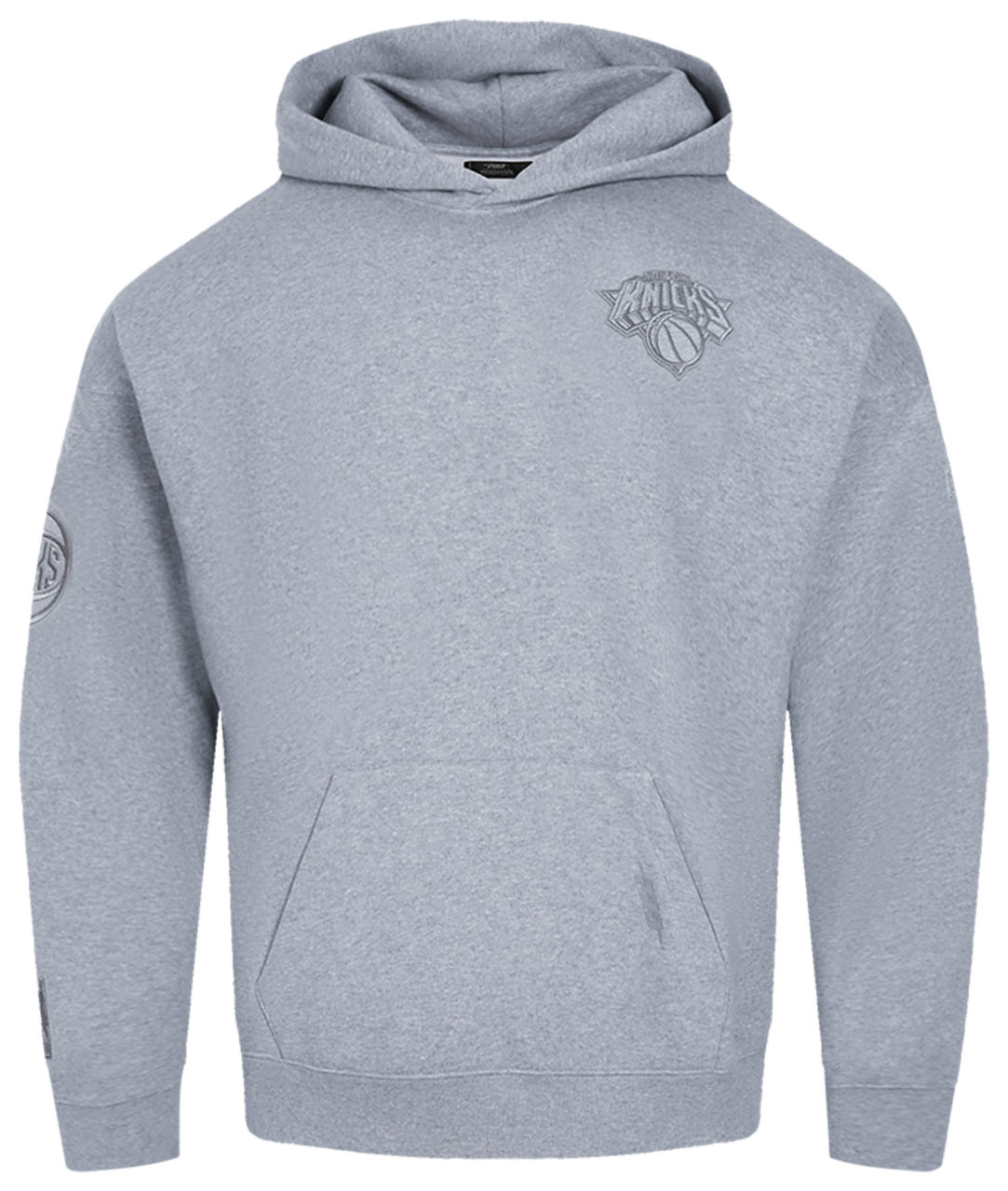 Pro Standard KNICKS NEUTRAL DROP SHOULDER FLC PO HOODIE Image 1 of 7. Tap to open photo gallery.