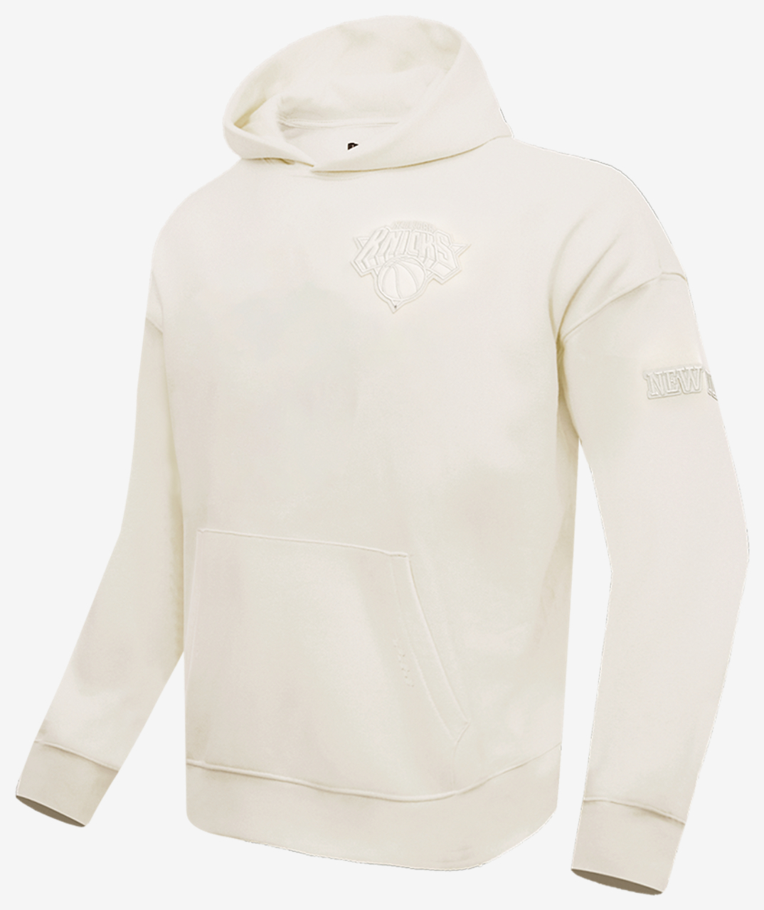 Pro Standard KNICKS NEUTRAL DROP SHOULDER FLC PO HOODIE Image 3 of 7. Tap to open photo gallery.
