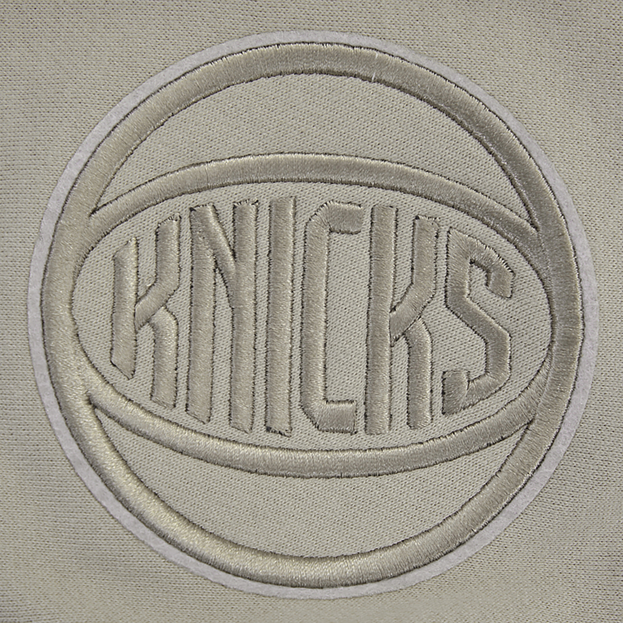 Pro Standard KNICKS NEUTRAL DROP SHOULDER FLC PO HOODIE Image 6 of 7. Tap to open photo gallery.