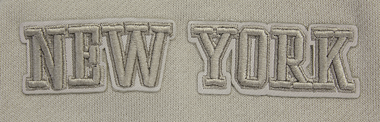 Pro Standard Knicks Neutral Drop Shoulder Pullover Hoodie Image 7 of 7. Tap to open photo gallery.
