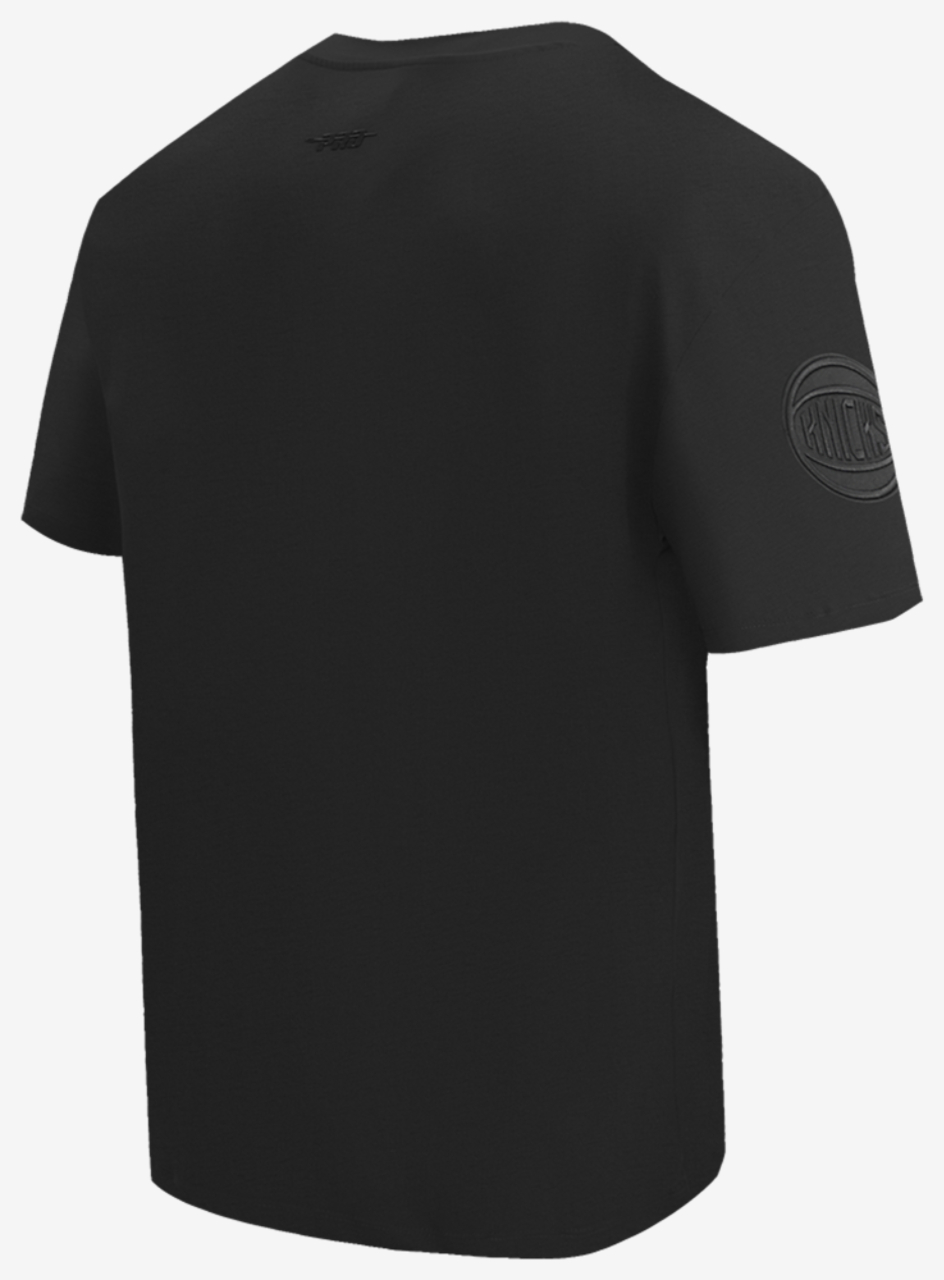 Pro Standard Knicks Classic Chenille Double Knit T-Shirt Image 4 of 8. Tap to open photo gallery.