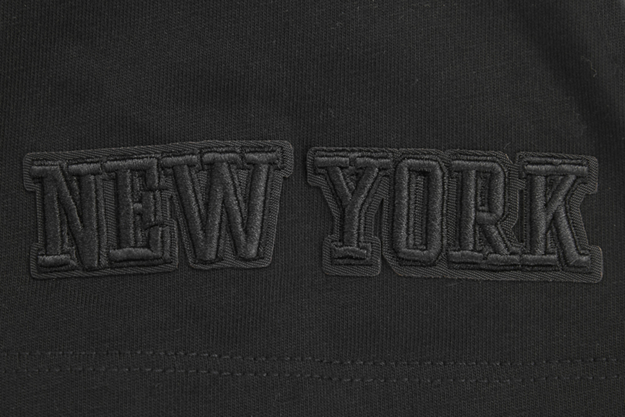 Pro Standard Knicks Classic Chenille Double Knit T-Shirt Image 7 of 8. Tap to open photo gallery.
