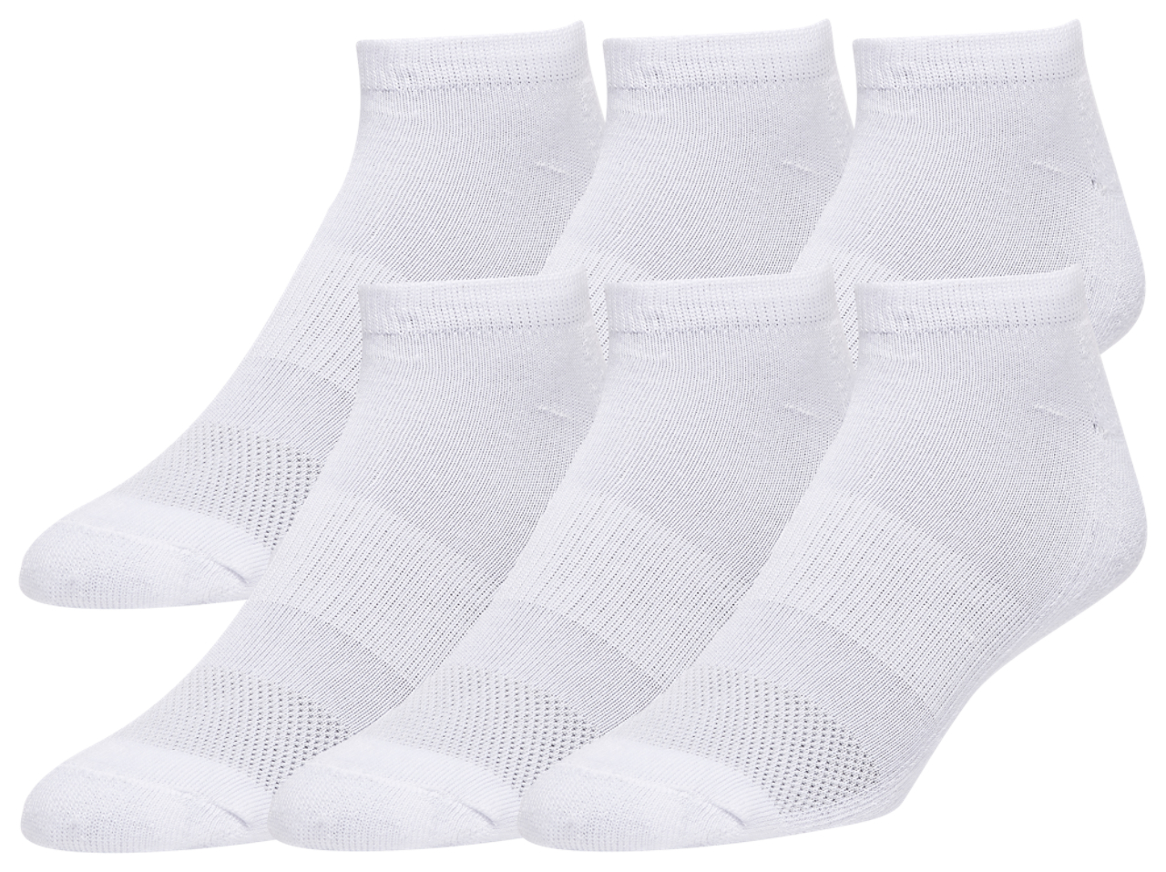 CSG 6 Pack No-Show Socks Image 2 of 3. Tap to open photo gallery.