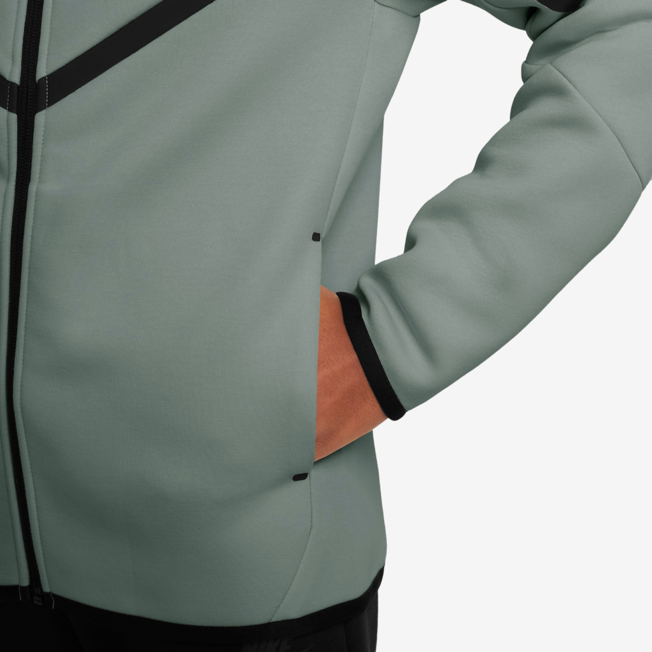 Nike Tech Fleece Full-Zip Image 3 of 3. Tap to open photo gallery.
