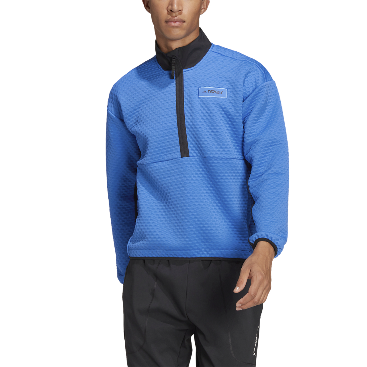 adidas Hike Half Zip Fleece  Image 3 of 6. Tap to open photo gallery.