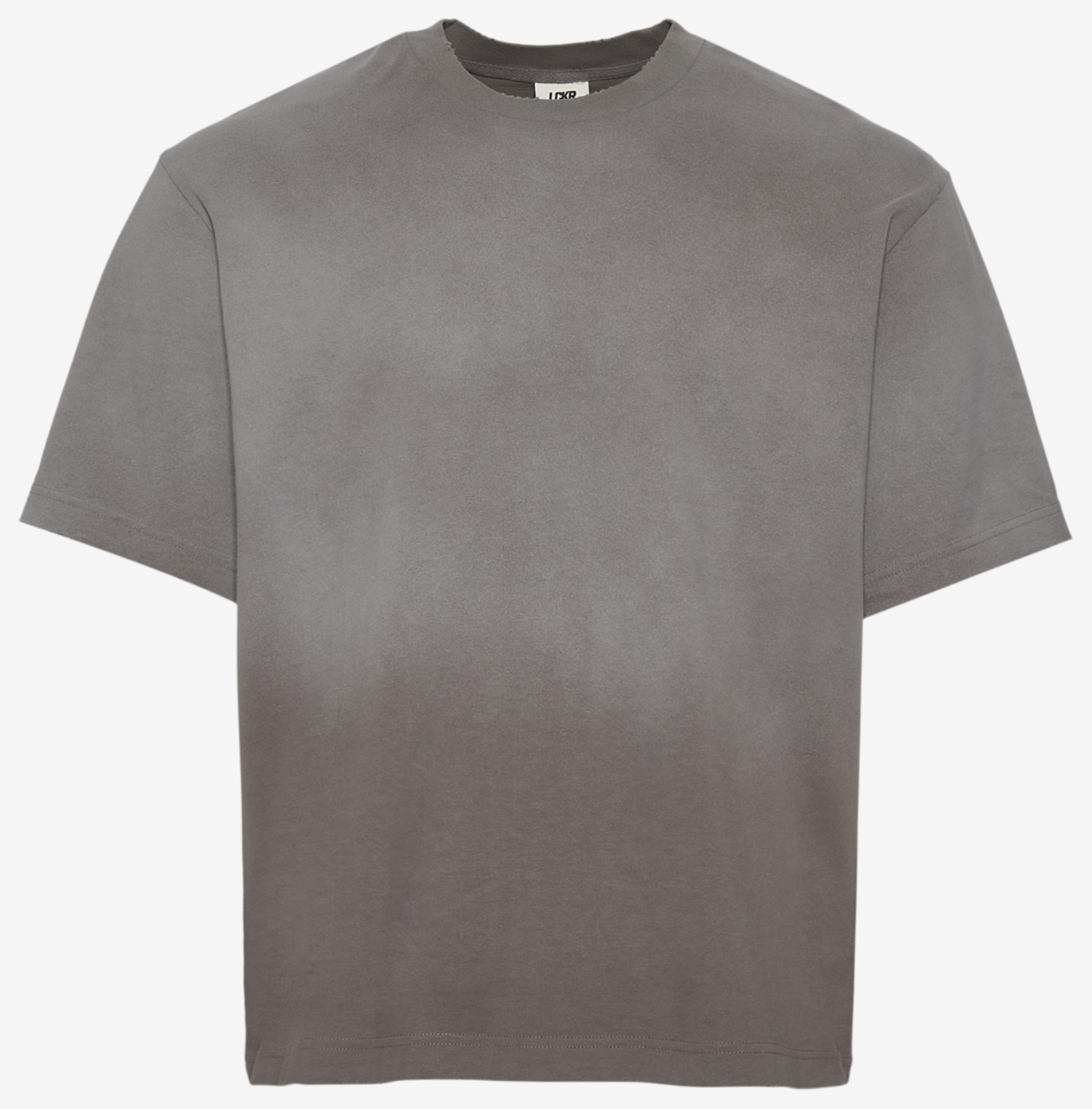 LCKR Heavy Weight Distressed Relaxed Fit T-Shirt Image 5 of 5. Tap to open photo gallery.