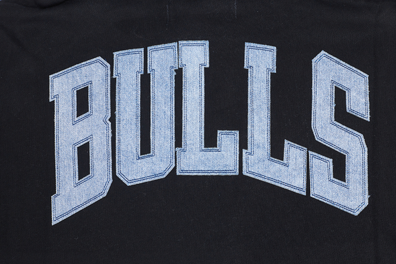 Pro Standard Bulls Logo Hoodie Image 7 of 7. Tap to open photo gallery.