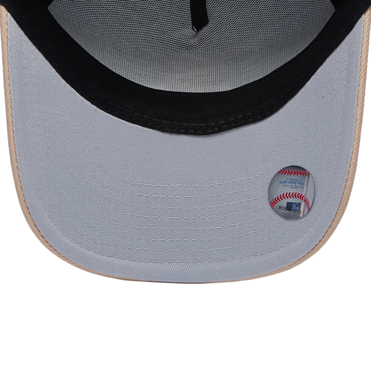 Mitchell & Ness White Sox Navy & Tan Pro Pinch Cap Image 5 of 5. Tap to open photo gallery.