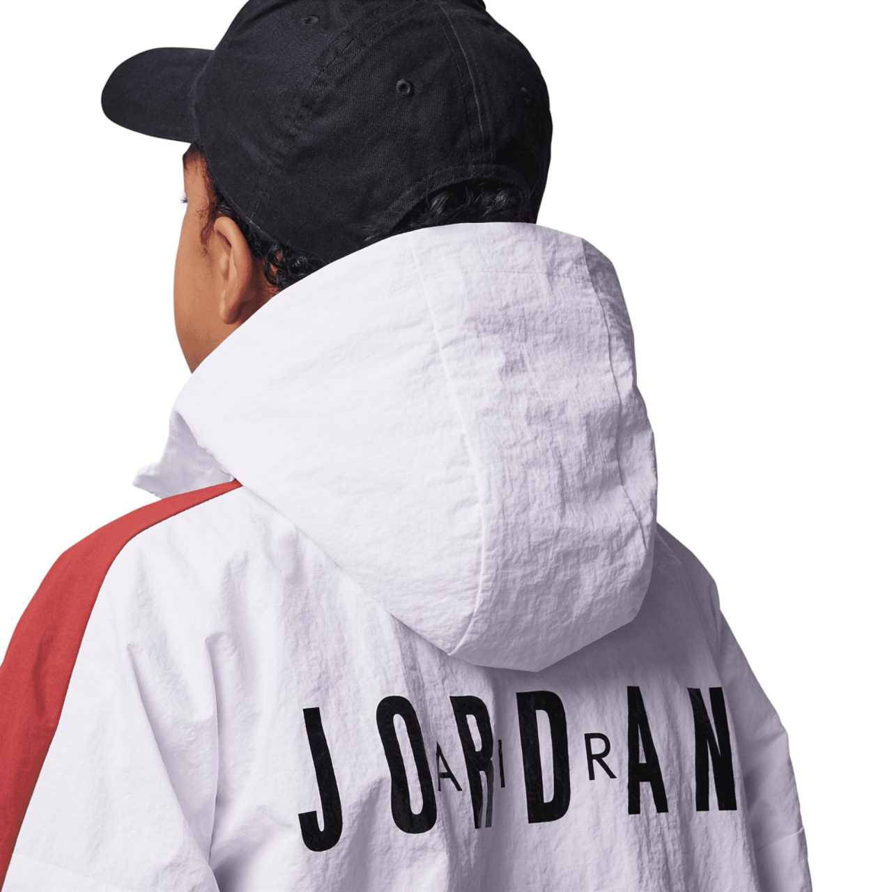 Jordan Color Block Wind Jacket Image 4 of 8. Tap to open photo gallery.