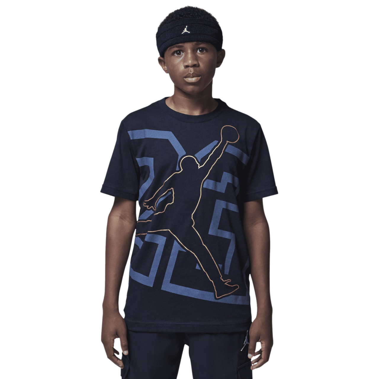 Jordan HBR Shine Jumpman Short Sleeve T-Shirt Image 1 of 5. Tap to open photo gallery.