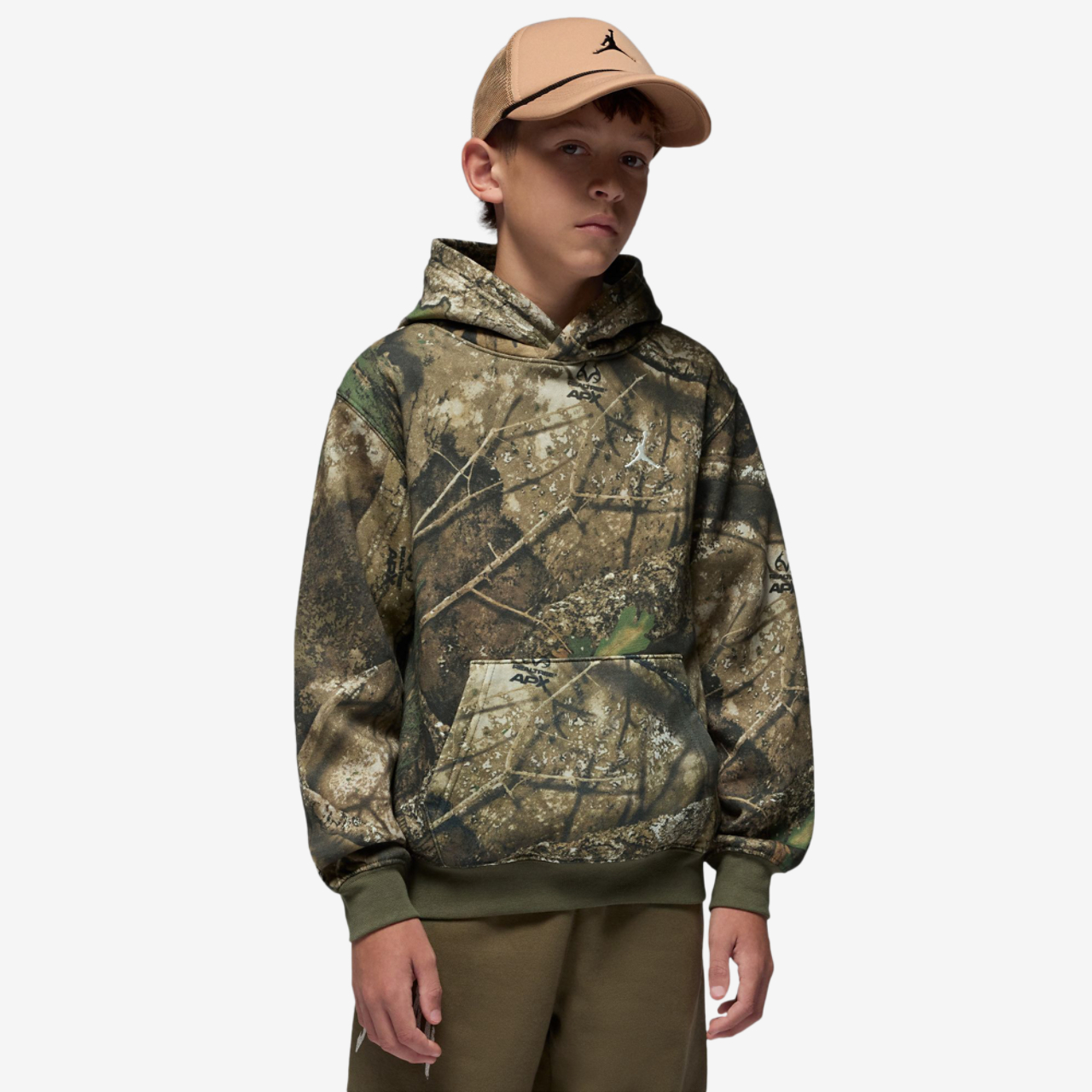Jordan MVP Fleece RLT Pullover Hoodie Image 1 of 11. Tap to open photo gallery.