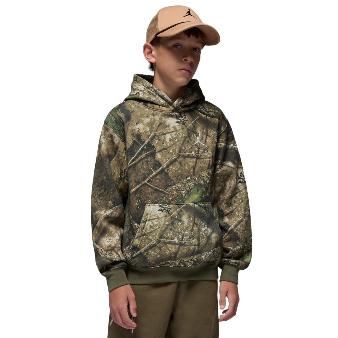 Jordan MVP Fleece RLT Pullover Hoodie Image 1 of 11. Tap to open photo gallery.