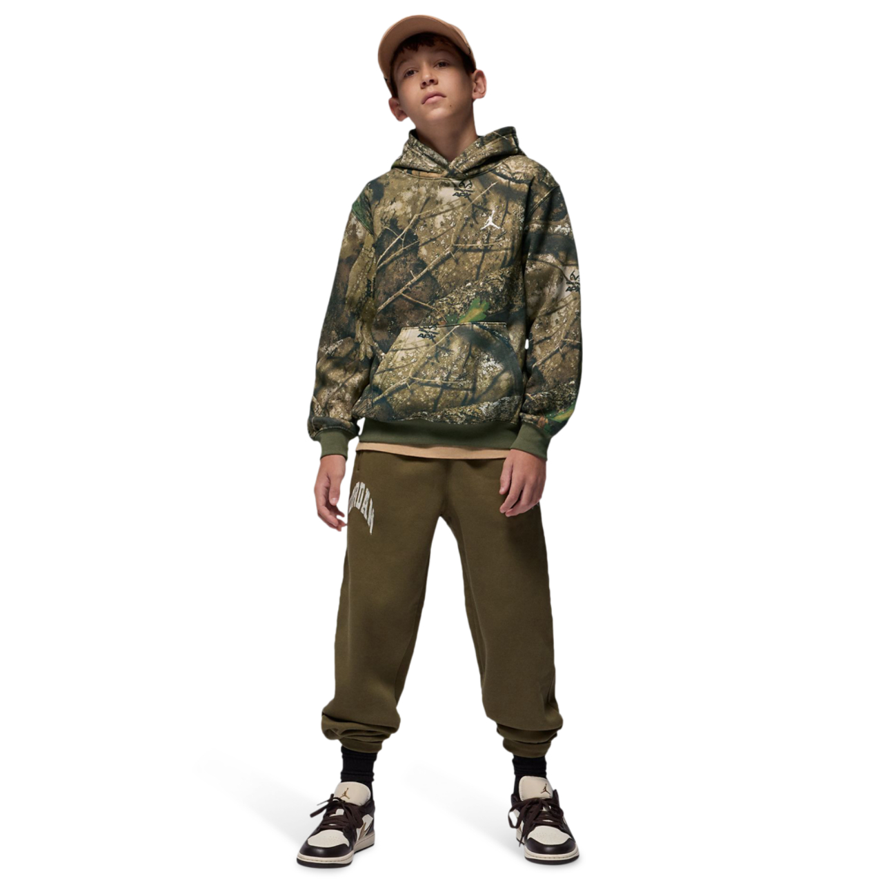 Jordan MVP Fleece RLT Pullover Hoodie Image 5 of 11. Tap to open photo gallery.
