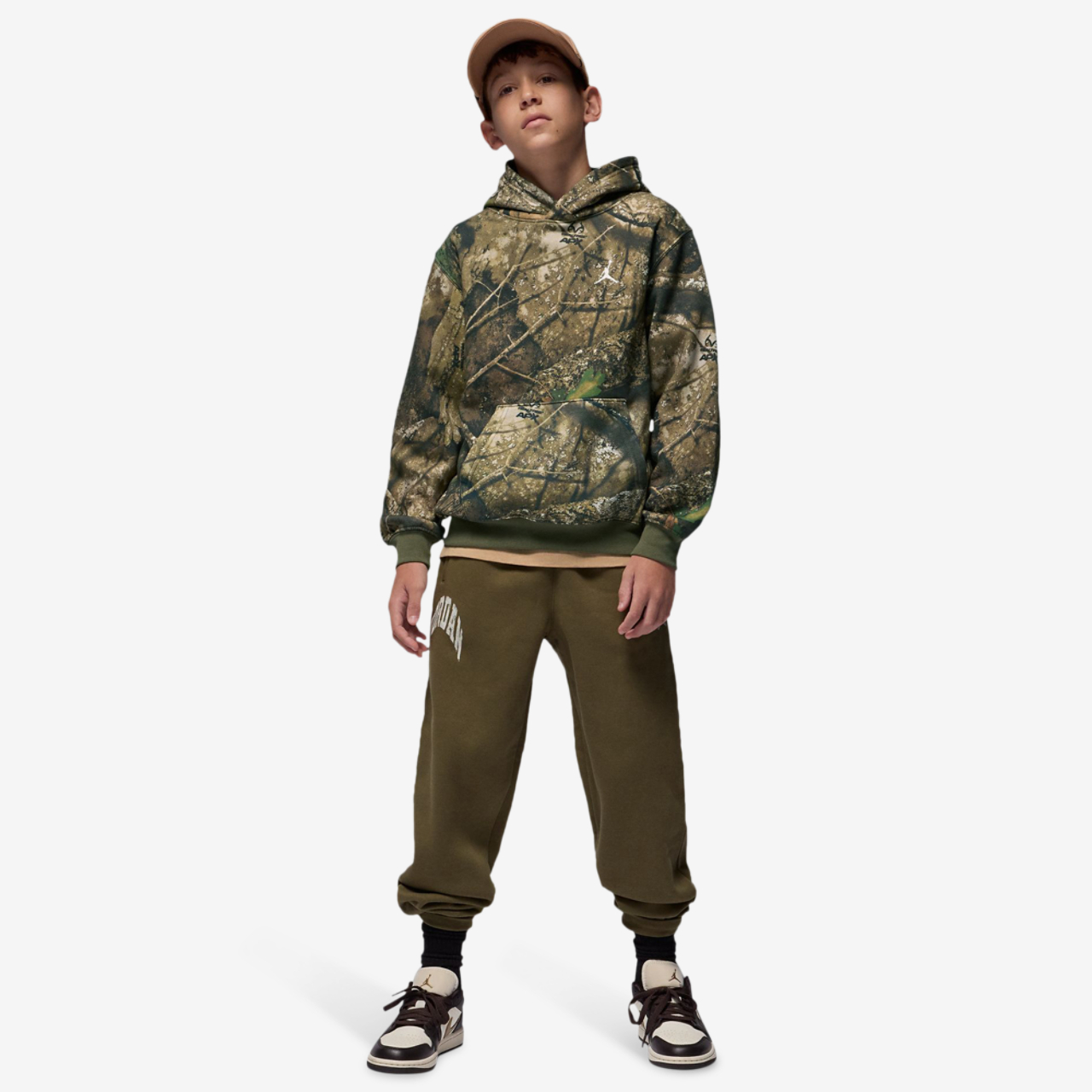 Jordan MVP Fleece RLT Pullover Hoodie Image 5 of 11. Tap to open photo gallery.
