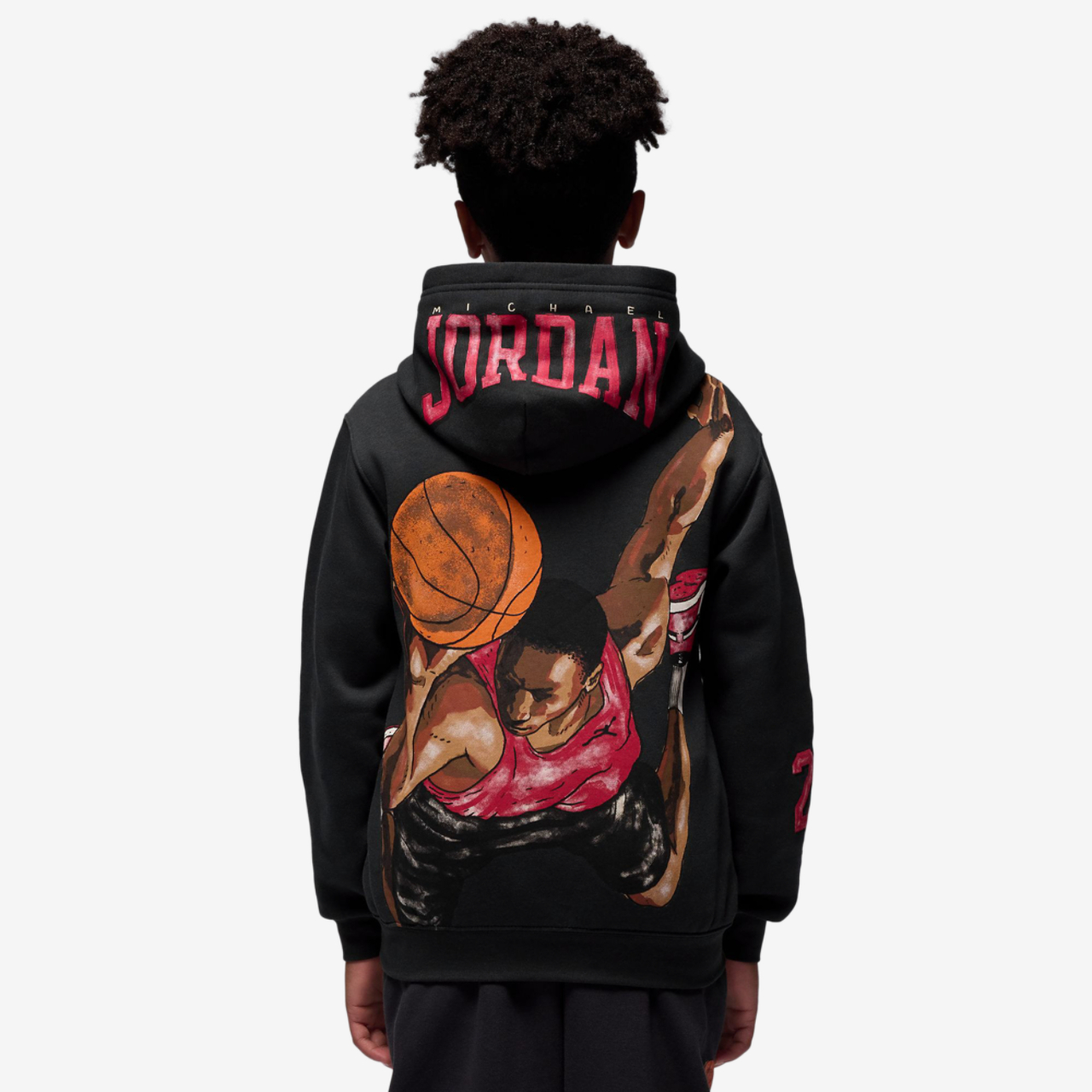 Jordan Sketch Pullover Hoodie Image 2 of 9. Tap to open photo gallery.