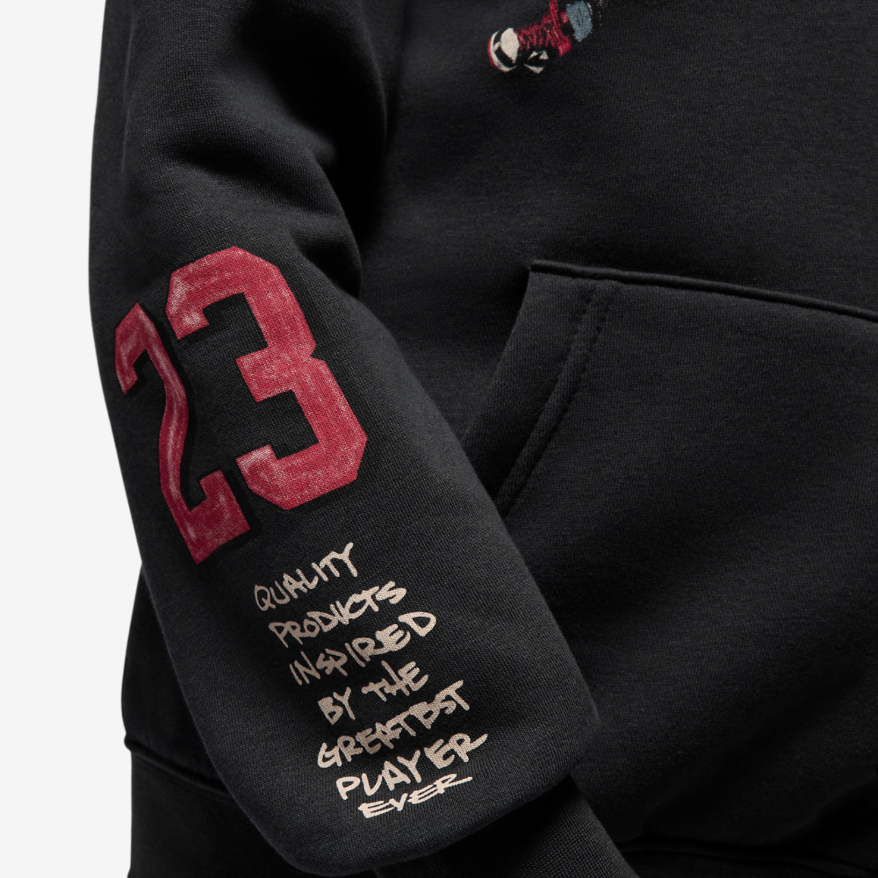 Jordan Sketch Pullover Hoodie Image 3 of 9. Tap to open photo gallery.