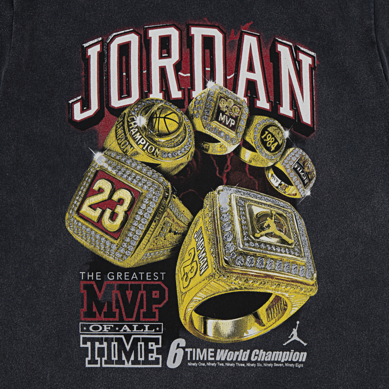 Jordan 6 RINGS SS T-Shirt Image 3 of 3. Tap to open photo gallery.
