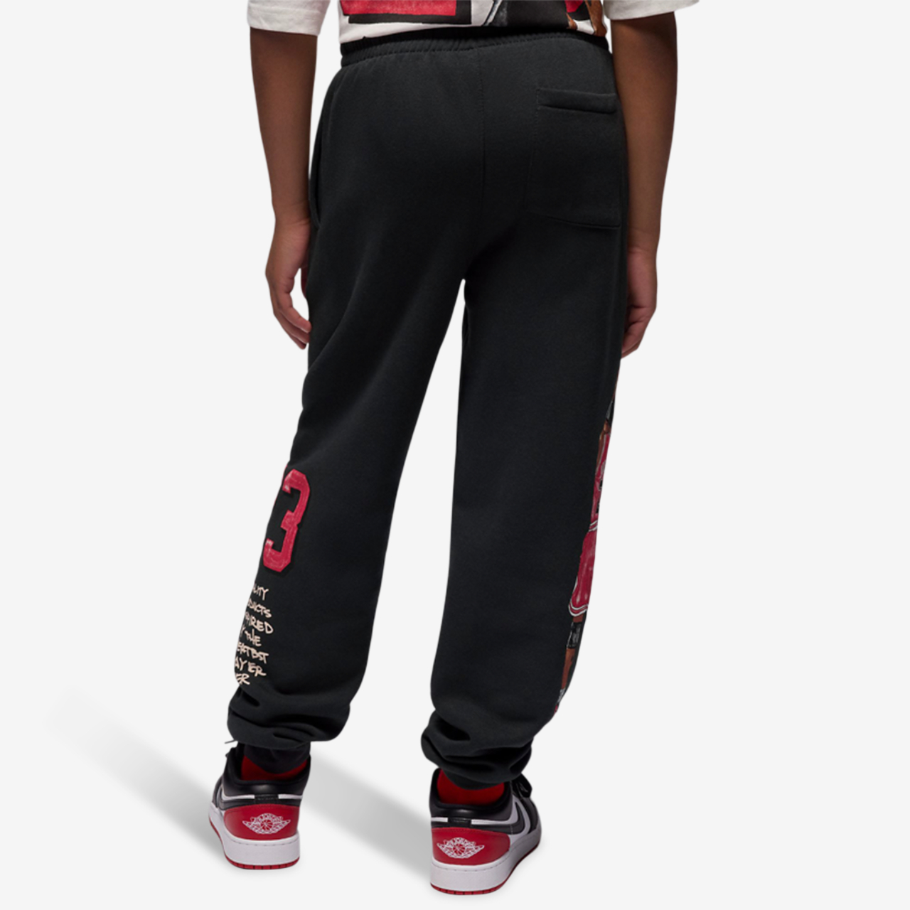 Jordan Sketch Fleece Pants Image 2 of 9. Tap to open photo gallery.