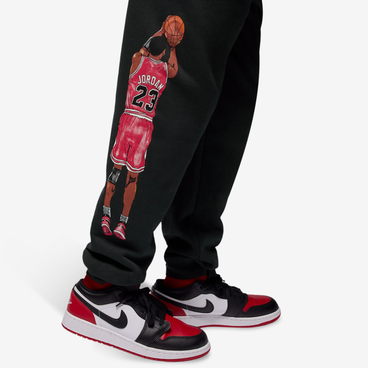Jordan Sketch Fleece Pants Image 3 of 9. Tap to open photo gallery.