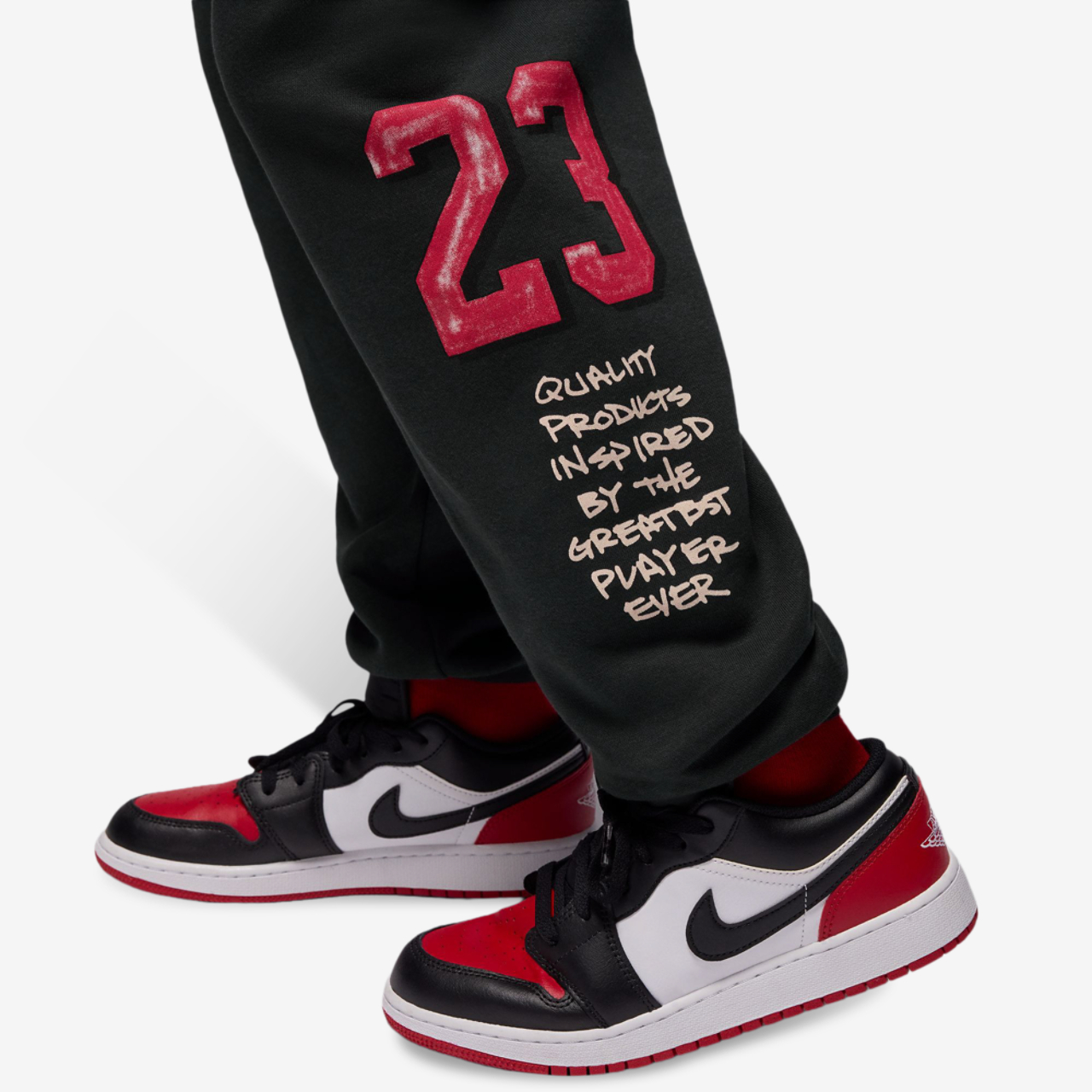 Jordan Sketch Fleece Pants Image 4 of 9. Tap to open photo gallery.