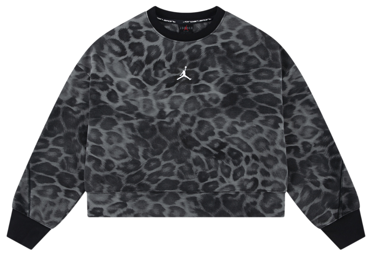 Jordan Sport AOP Crew Fleece Image 1 of 3. Tap to open photo gallery.