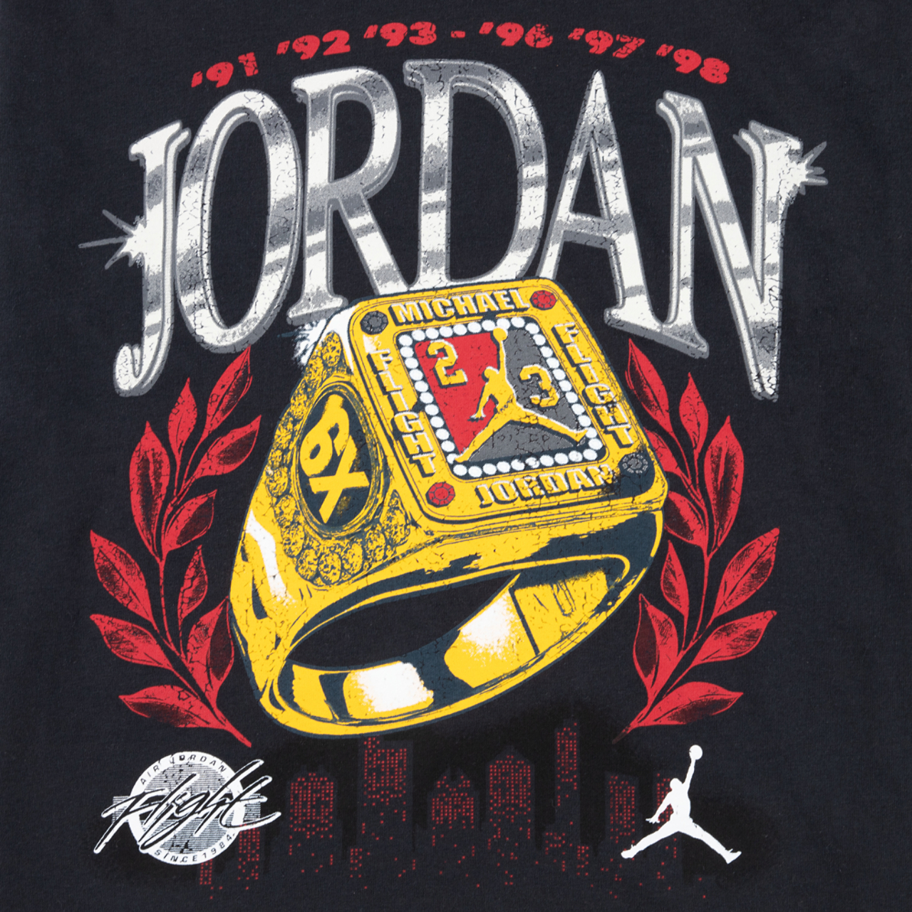Jordan Skyline Rings T-Shirt Image 3 of 3. Tap to open photo gallery.