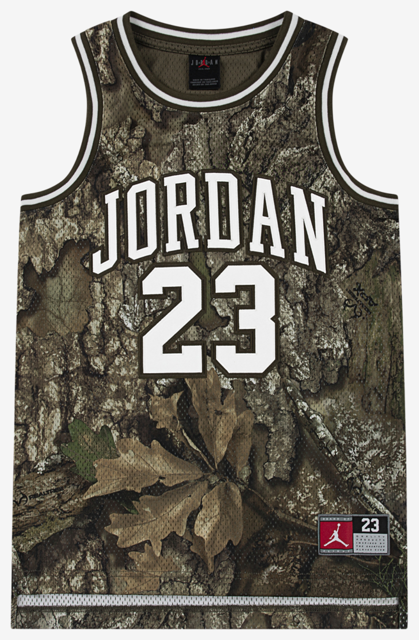 Jordan MVP Realtree Print 23 Jersey Image 1 of 5. Tap to open photo gallery.