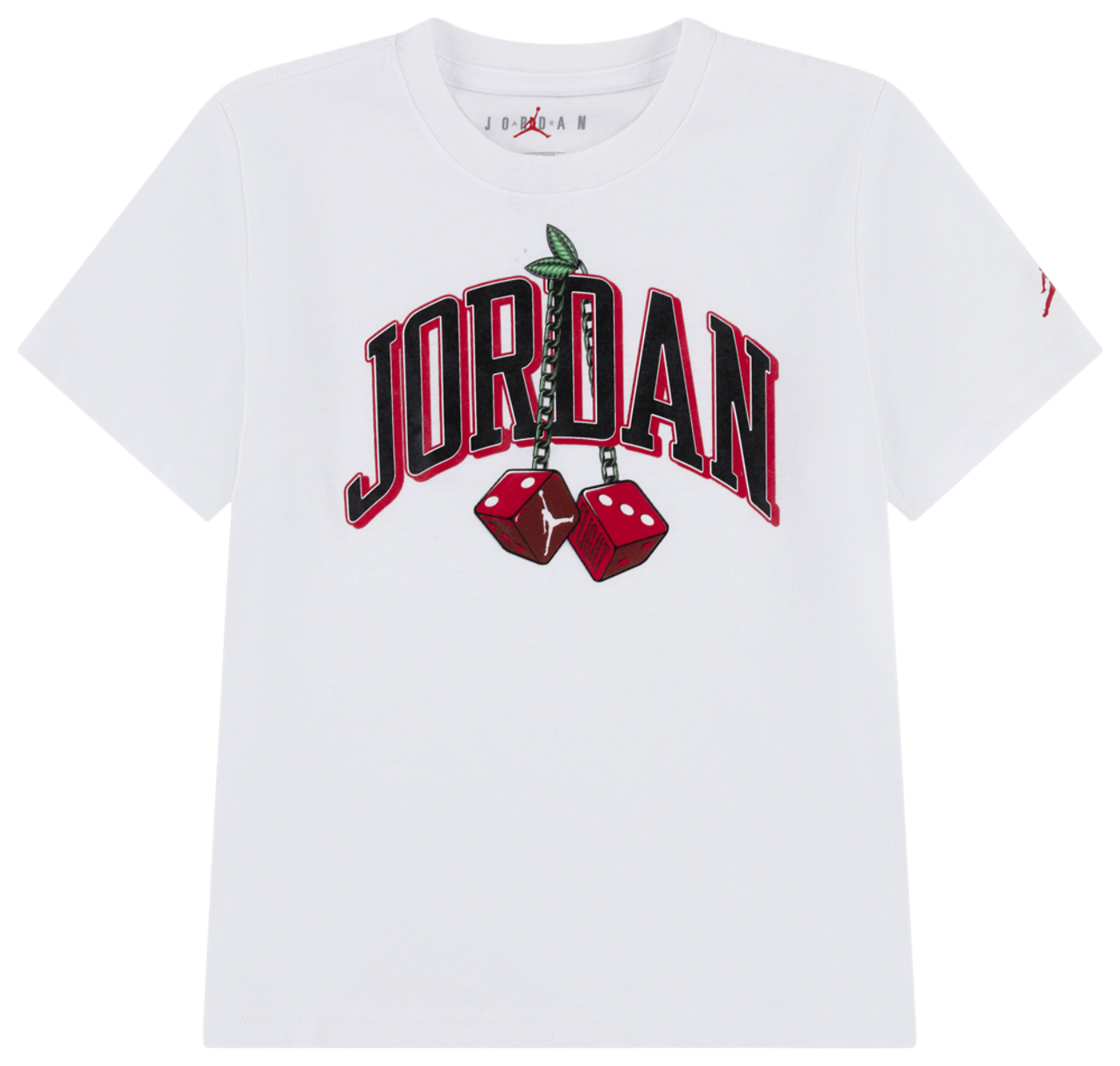 Jordan AJ13 Cherry Dice T-Shirt Image 1 of 3. Tap to open photo gallery.