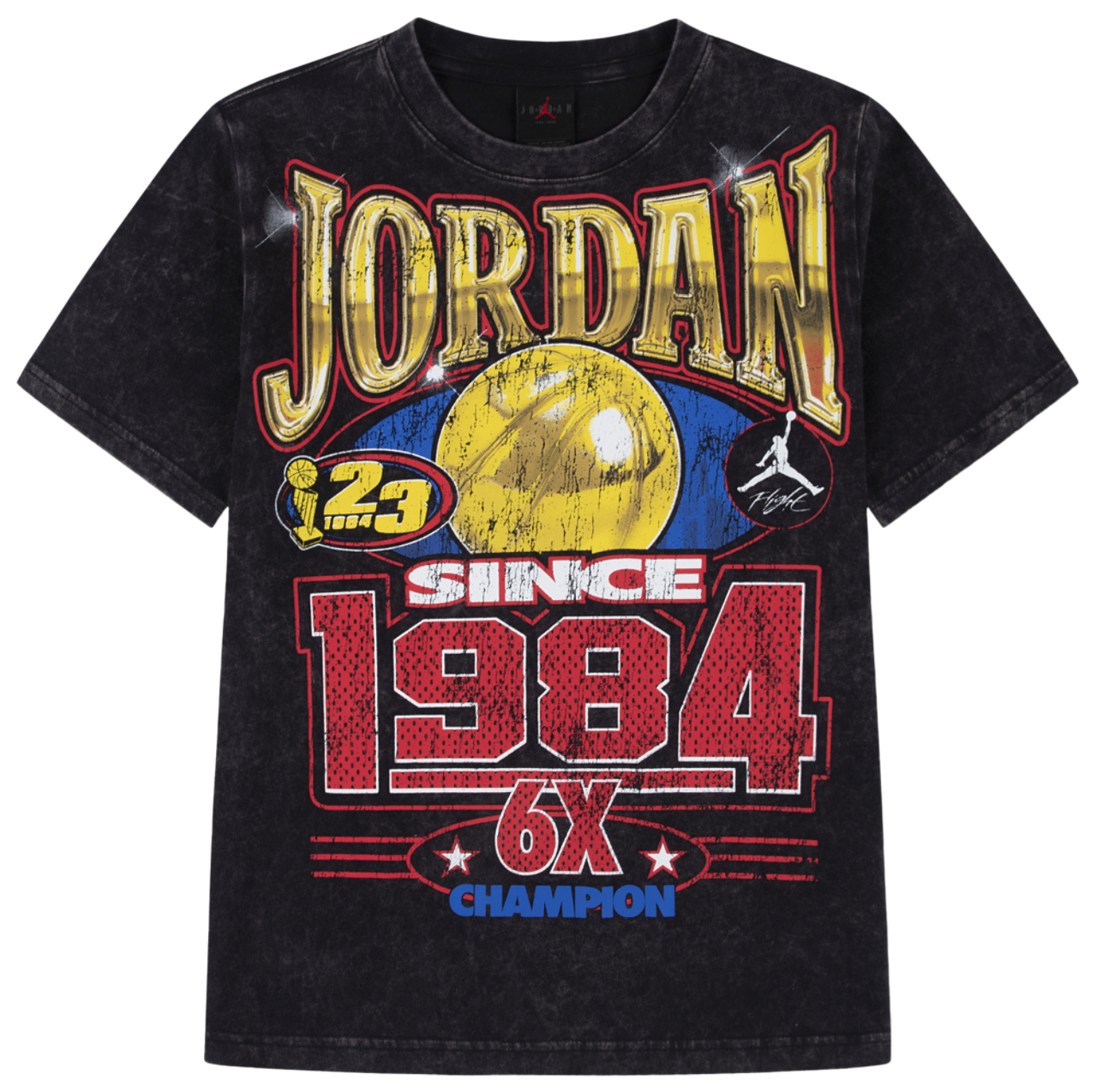 Jordan Gold 6X Since 84 T-Shirt Image 1 of 3. Tap to open photo gallery.