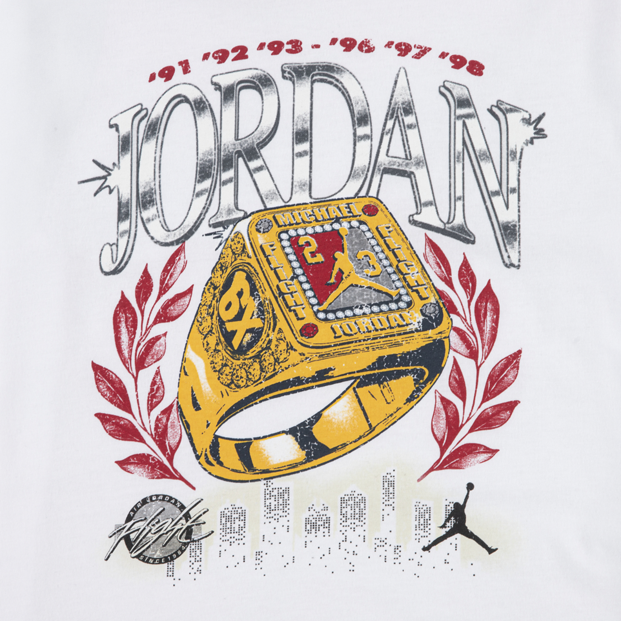 Jordan Skyline Rings T-Shirt Shorts Set Image 3 of 4. Tap to open photo gallery.