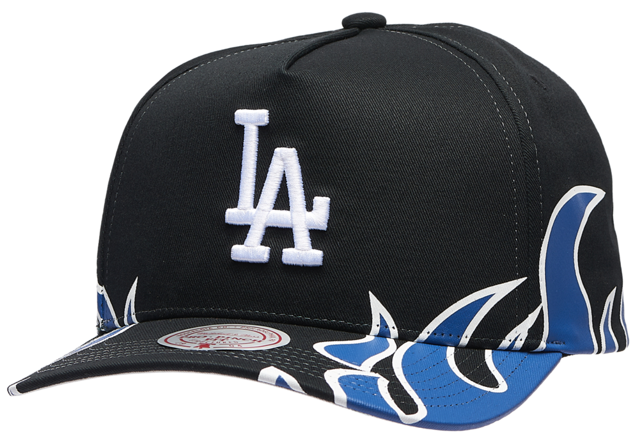 Mitchell & Ness Dodgers Hot Head Pro Pinch Cap - Adult | Champs Sports