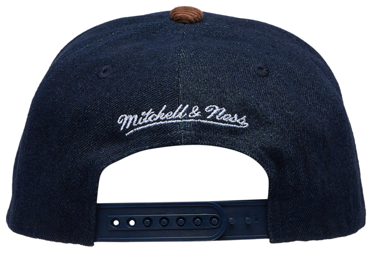 Mitchell & Ness Giants Denim Cord Pro Pinch Cap Image 4 of 5. Tap to open photo gallery.