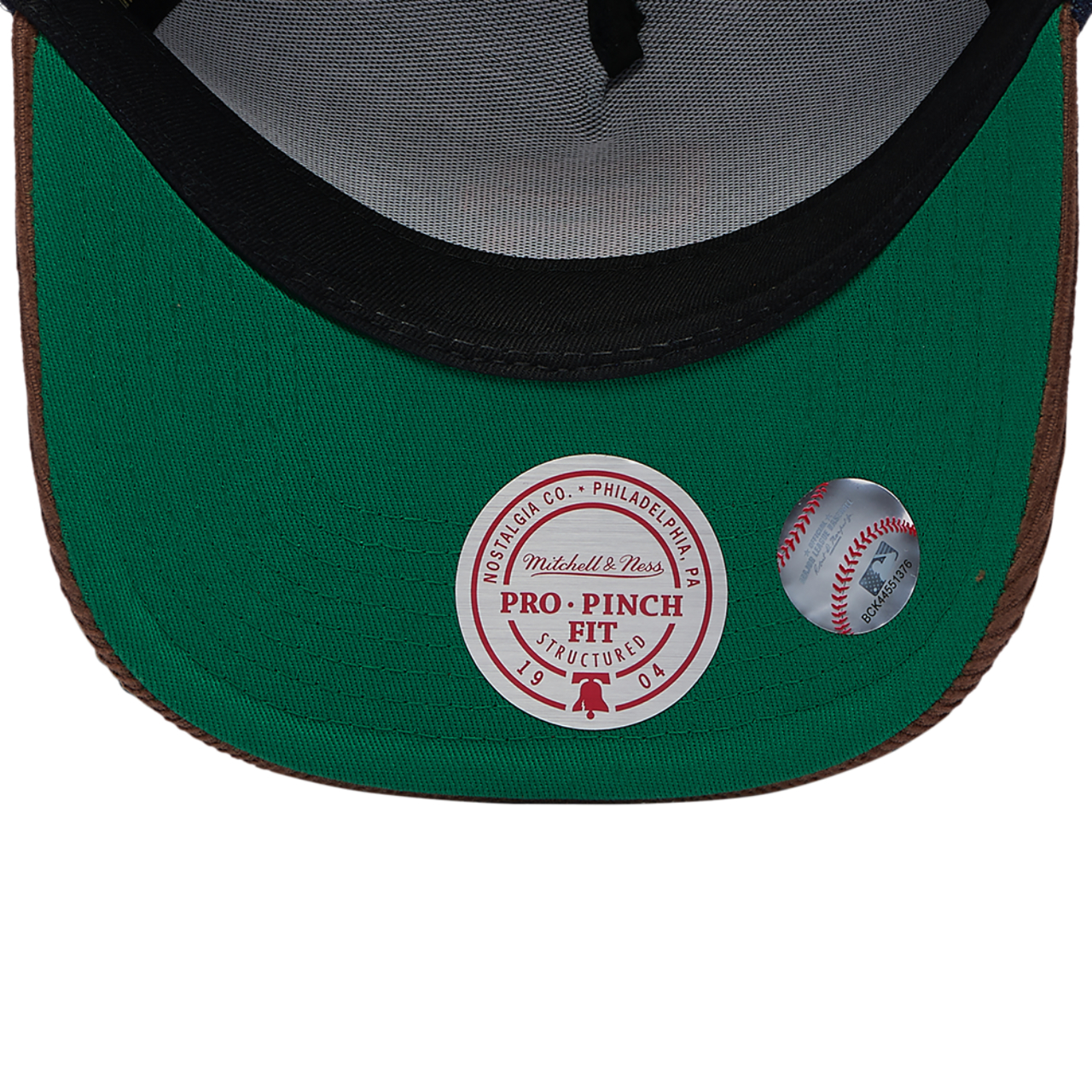 Mitchell & Ness Giants Denim Cord Pro Pinch Cap Image 5 of 5. Tap to open photo gallery.