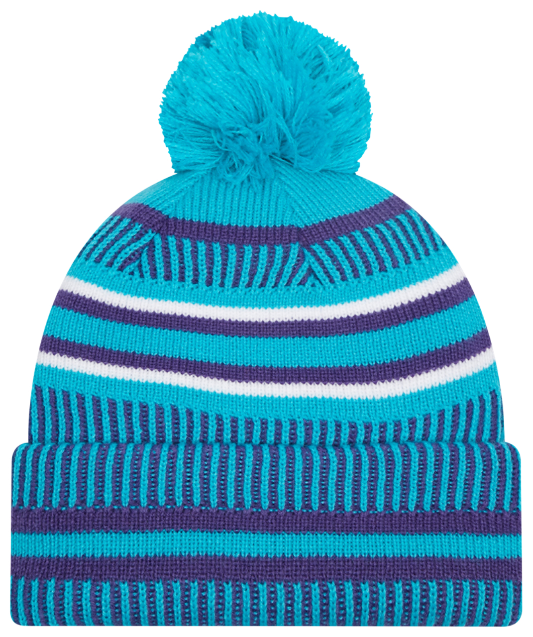 New Era Hornets Sport Pom Knit Image 2 of 2. Tap to open photo gallery.