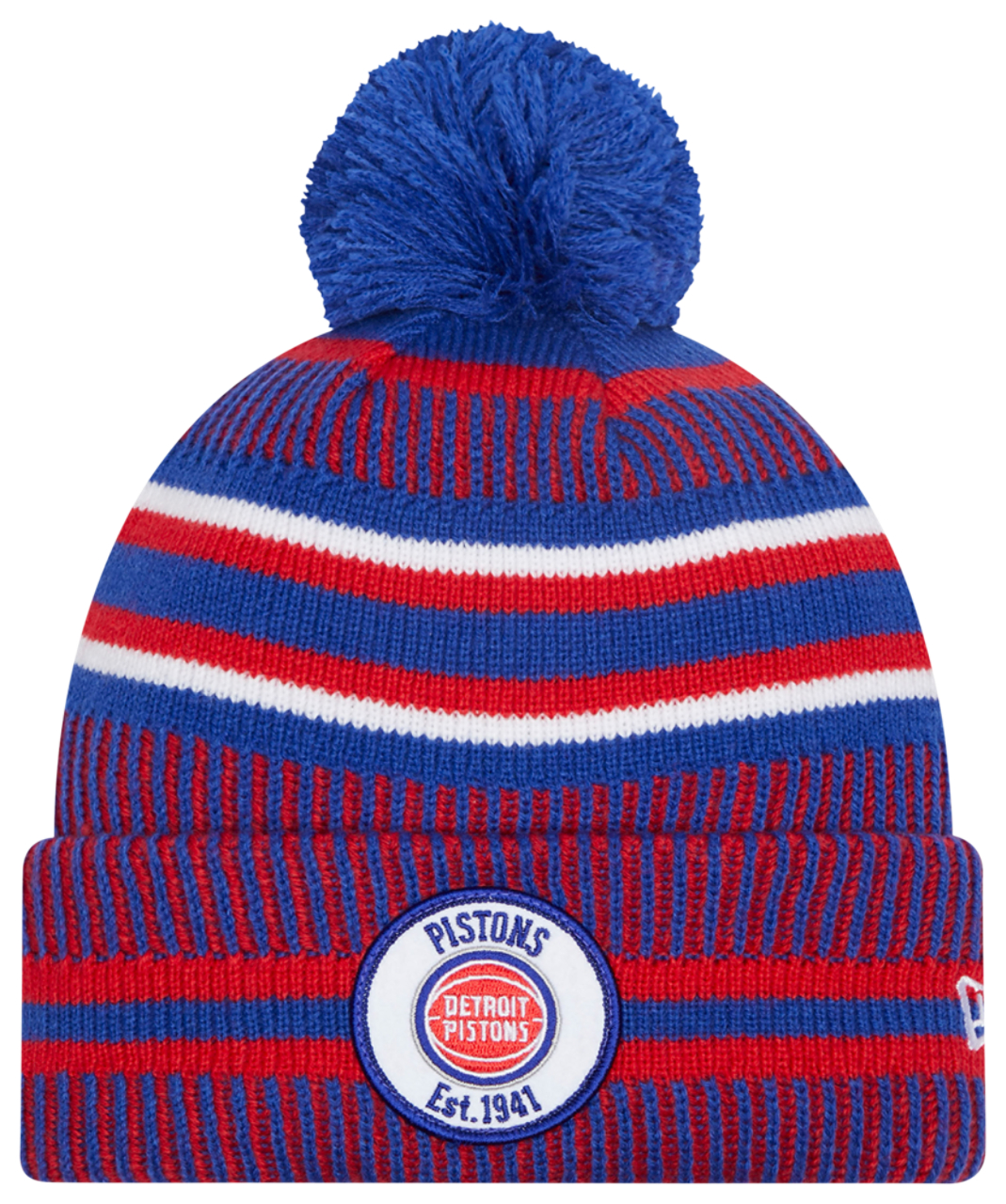 New Era Pistons Sport Pom Knit Image 1 of 2. Tap to open photo gallery.