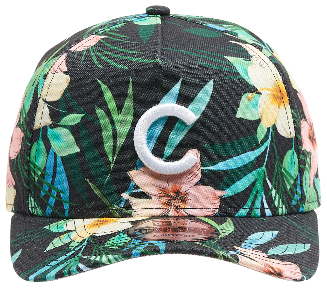 New Era Cubs A Frame Floral Adjustable Cap Image 2 of 5. Tap to open photo gallery.