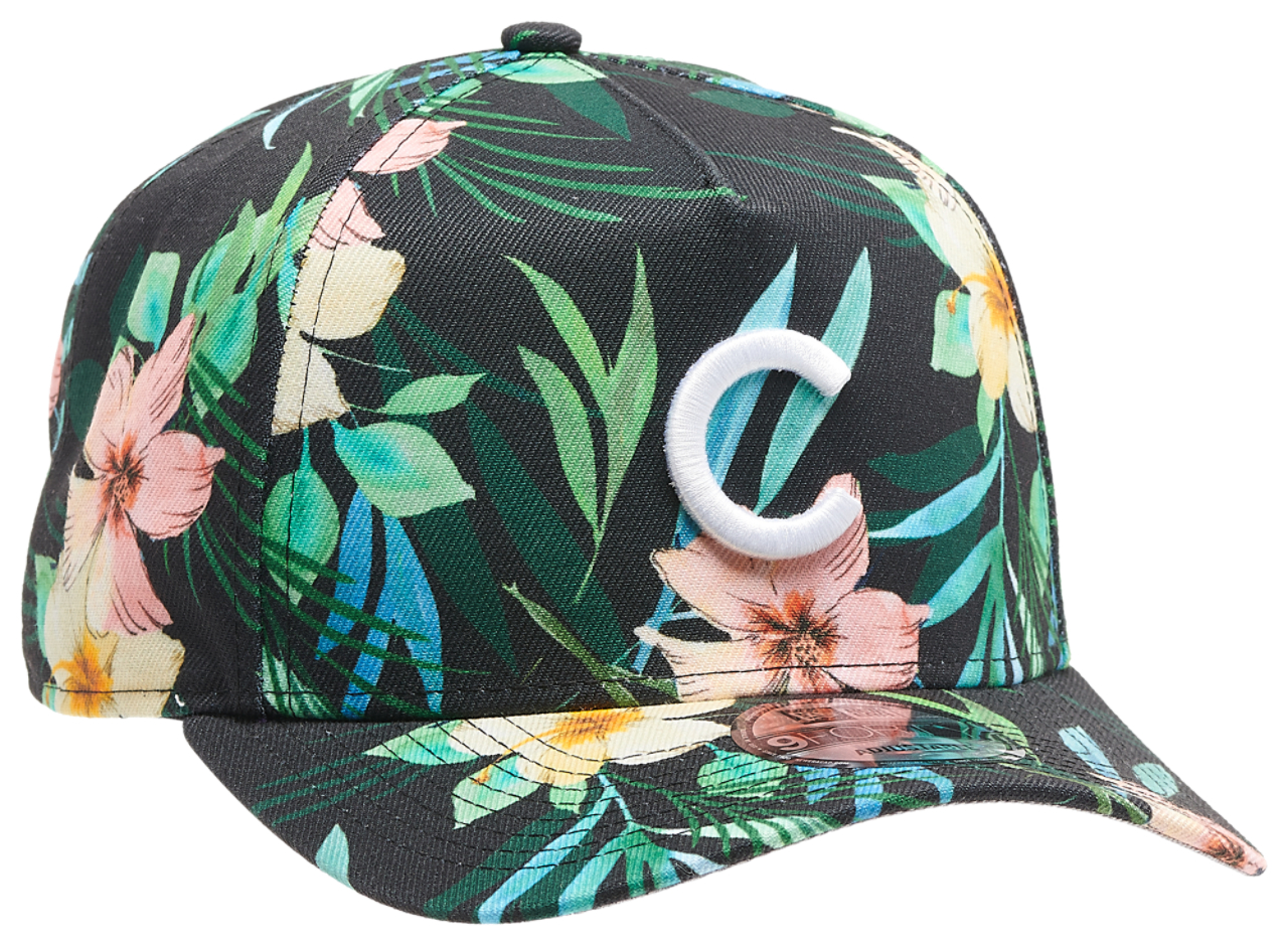New Era Cubs A Frame Floral Adjustable Cap Image 3 of 5. Tap to open photo gallery.