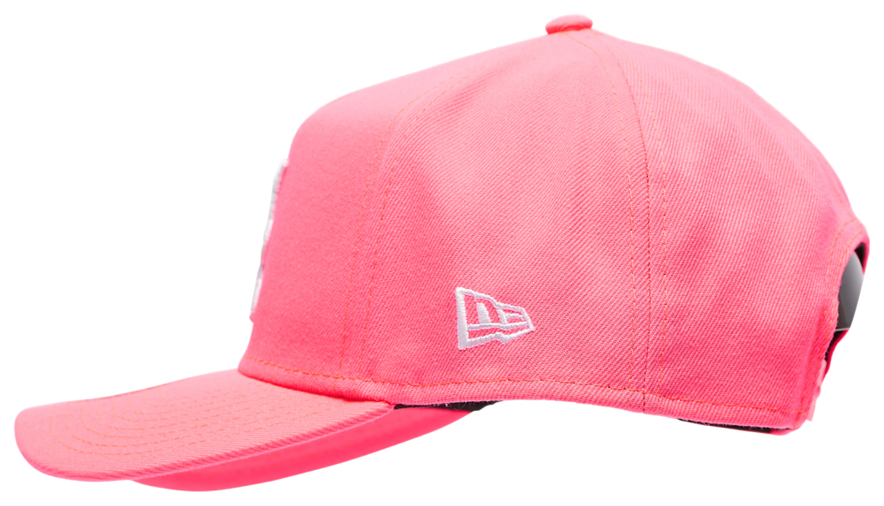 New Era Braves A Frame Neon Adjustable Cap Image 5 of 6. Tap to open photo gallery.